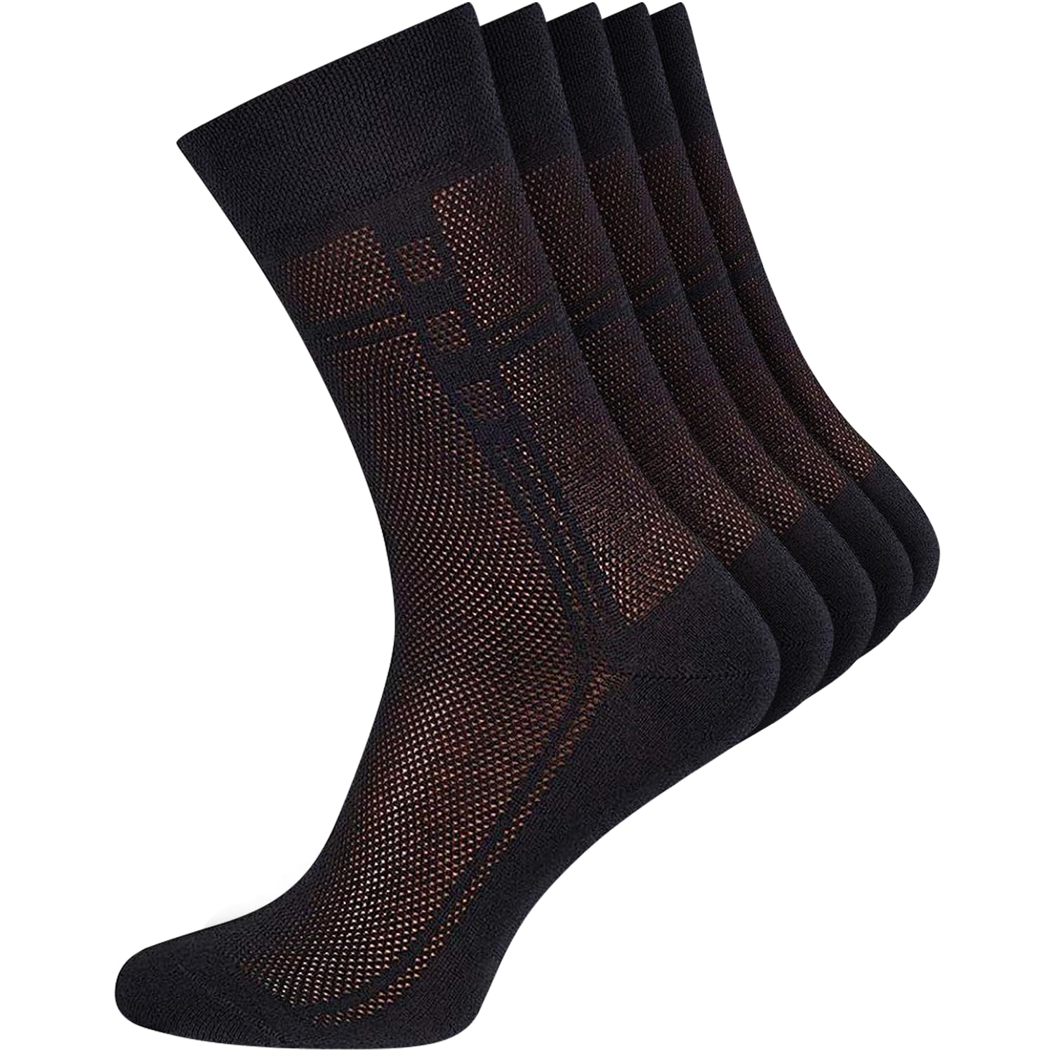 Mens Ultra thin Breathable Cotton Dress Socks 5-pack Mens Ultra thin Breathable Cotton Dress Socks 5-pack