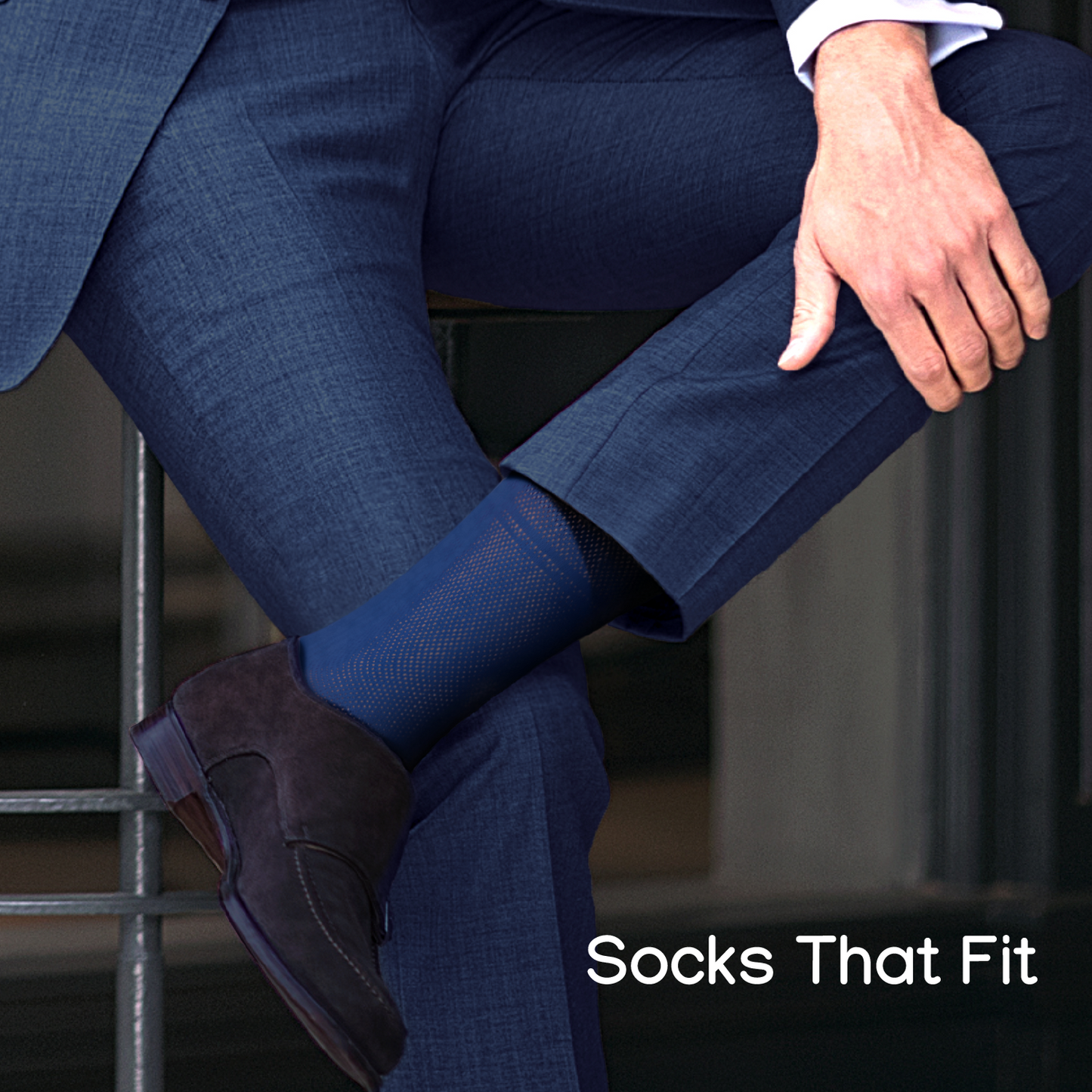 Mens Ultra thin Breathable Cotton Dress Socks 5-pack