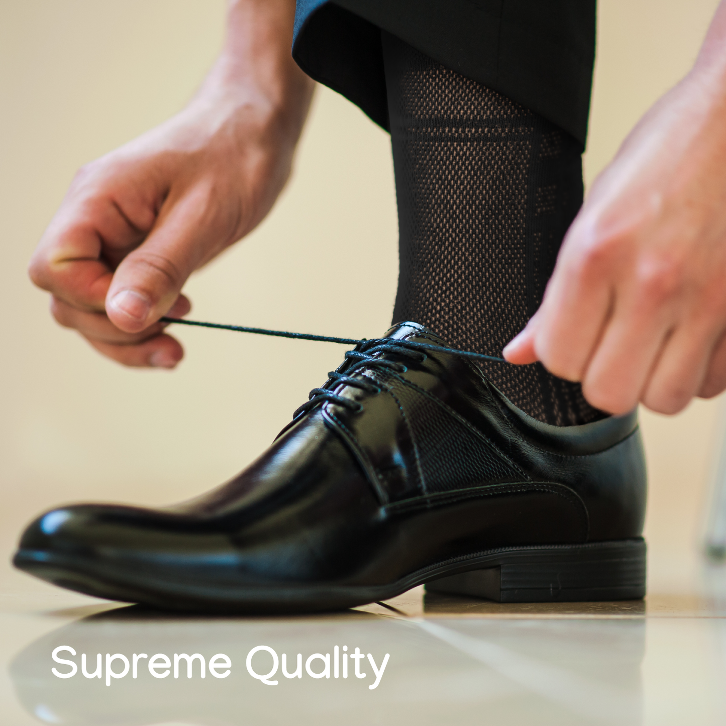 Mens Ultra thin Breathable Cotton Dress Socks 5-pack