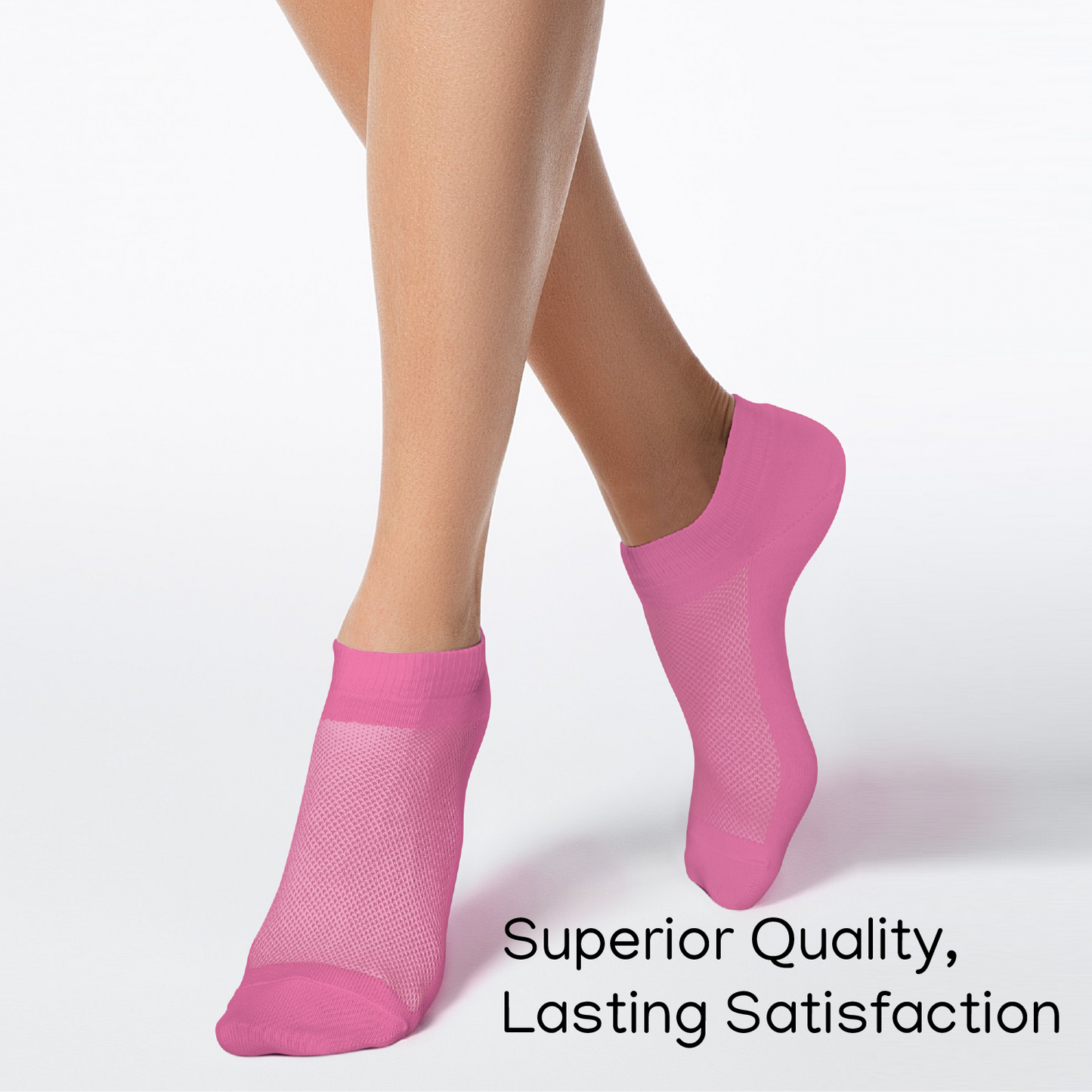 Unisex Ultra Thin Womens Socks Breathable Cotton Ankle Socks, size 7-9, in bag 4 pairs