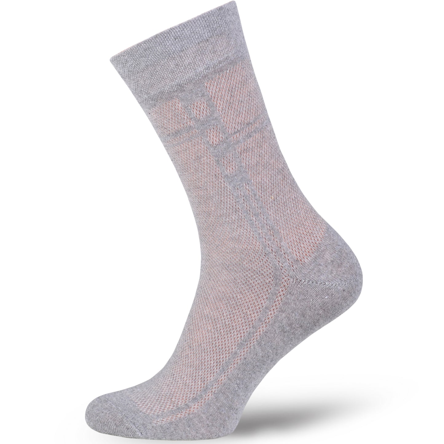 Mens Ultra thin Breathable Cotton Dress Socks White 5-pack