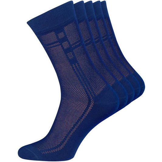 Mens Ultra thin Breathable Cotton Dress Socks 5-pack