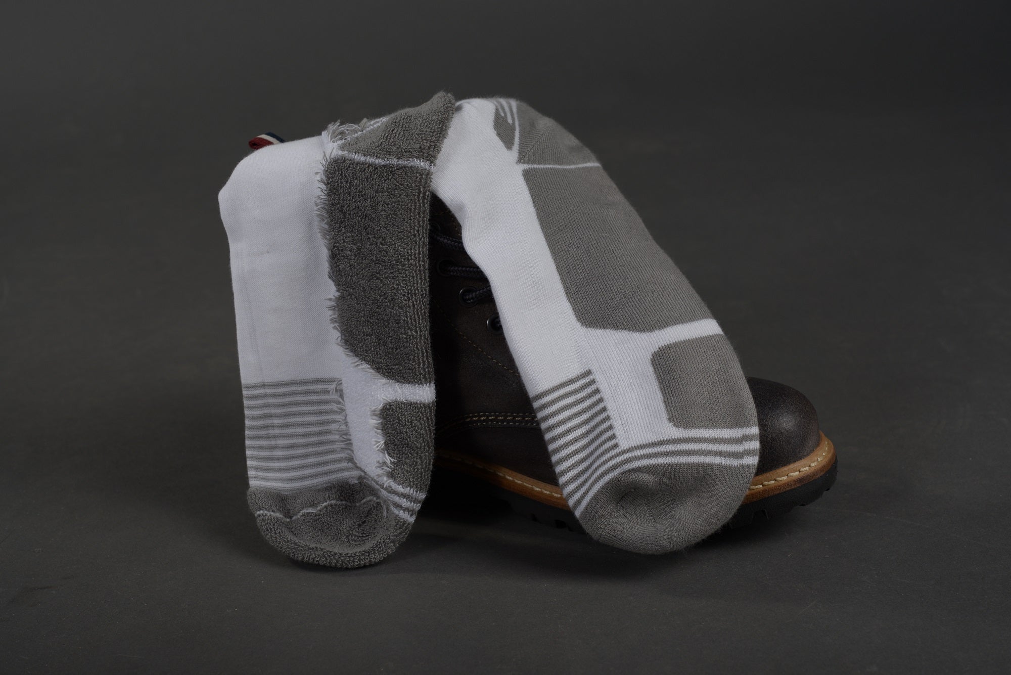 Buy DKNY Mens Fuller Three Pack Trainer Liner Socks Lapis Blue/Grey...